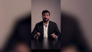 Alvise Pérez, en un vídeo compartido en su canal de Telegram.