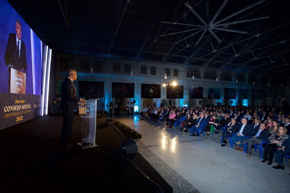 Casa Mediterráneo fue el escenario de la VI gala de los Premios del Consejo Social de la Universidad de Alicante