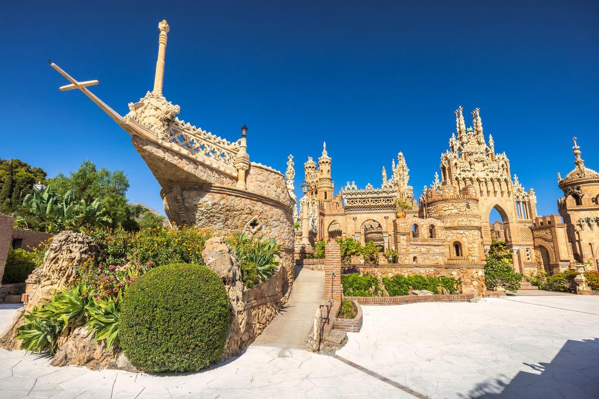 La réplica de uno de los navíos de Colón en el Castillo de Colomares