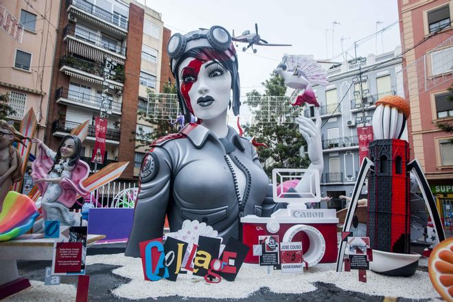 La falla Cuba-Literato Azorín, al detalle