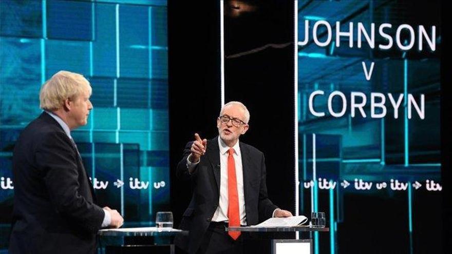 El primer debate entre Johnson y Corbyn queda en tablas