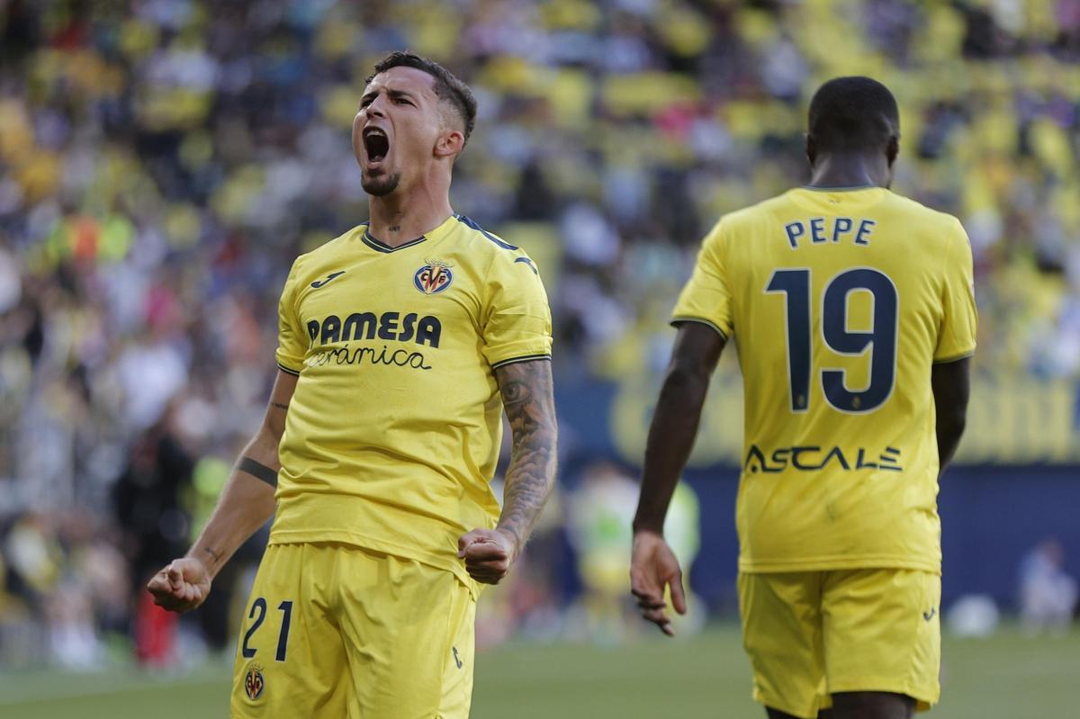 Yeremy Pino, autor del gol de la victoria del Villarreal, el pasado año.