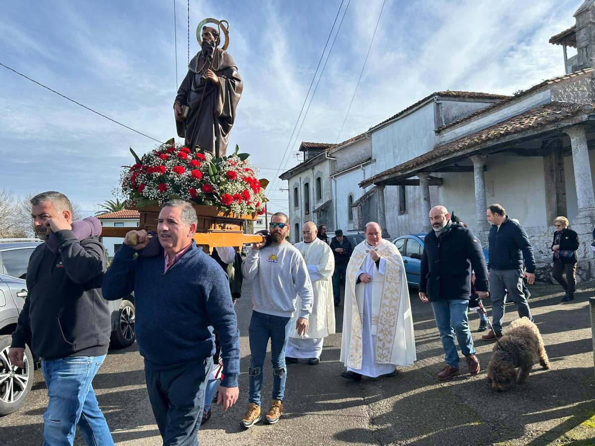 Fiesta de San Antón en Cuerres (Ribadesella)