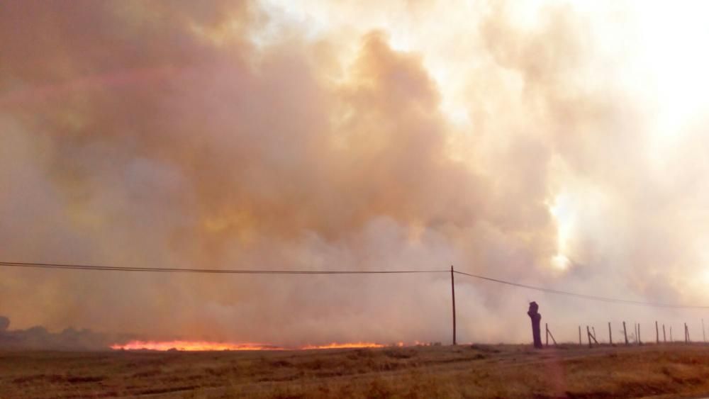 Fuego en Figueruela