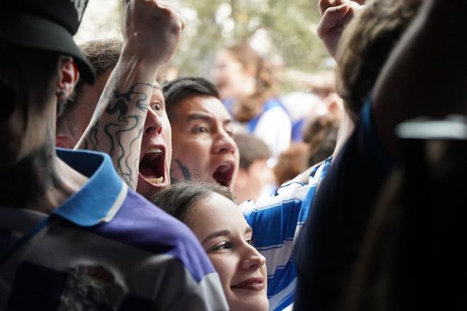 Así se vive el Valladolid-Dépor en los bares de A Coruña