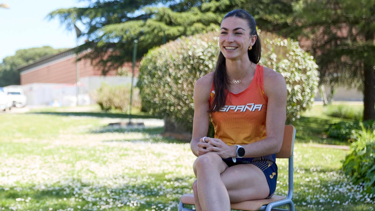 Blanca Hervás, con SPORT en el CAR Sant Cugat