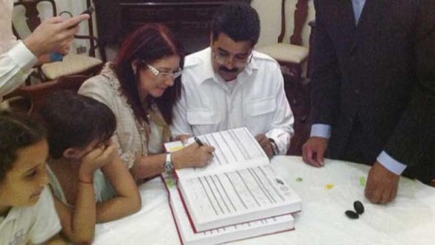 Nicolas Maduro se ha casado