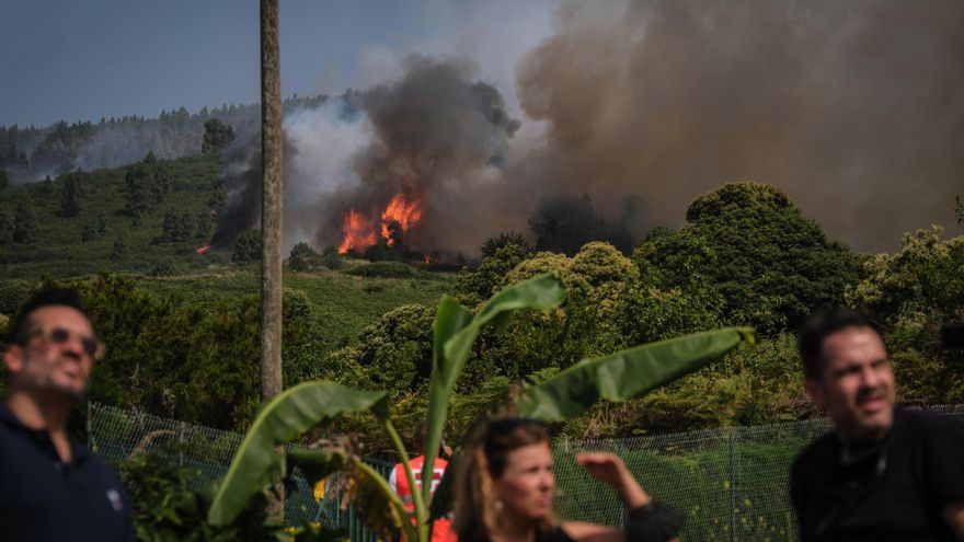 Incendio en Los Realejos