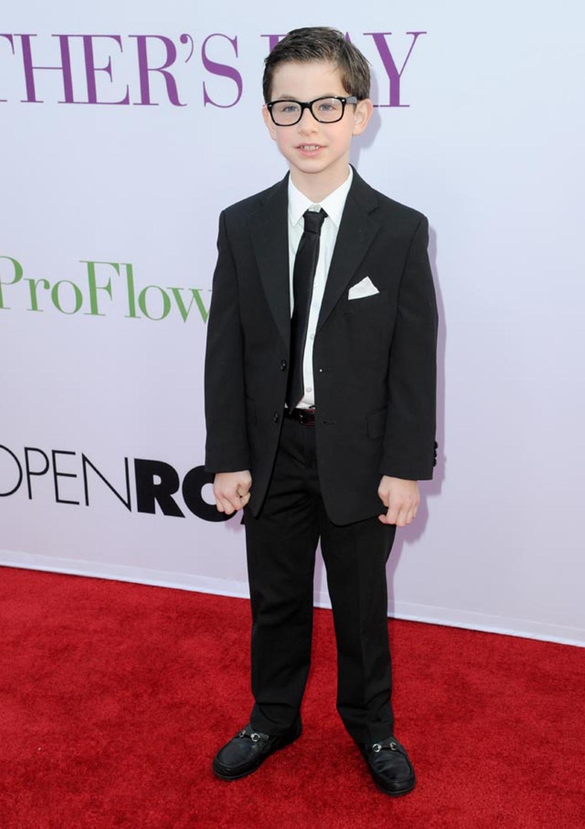 Owen Vaccaro, en la première de Mother's Day en Los Ángeles.