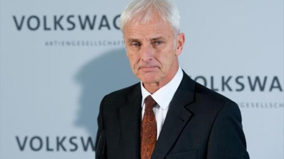 Matthias Mueller, presidente de Volkswagen.