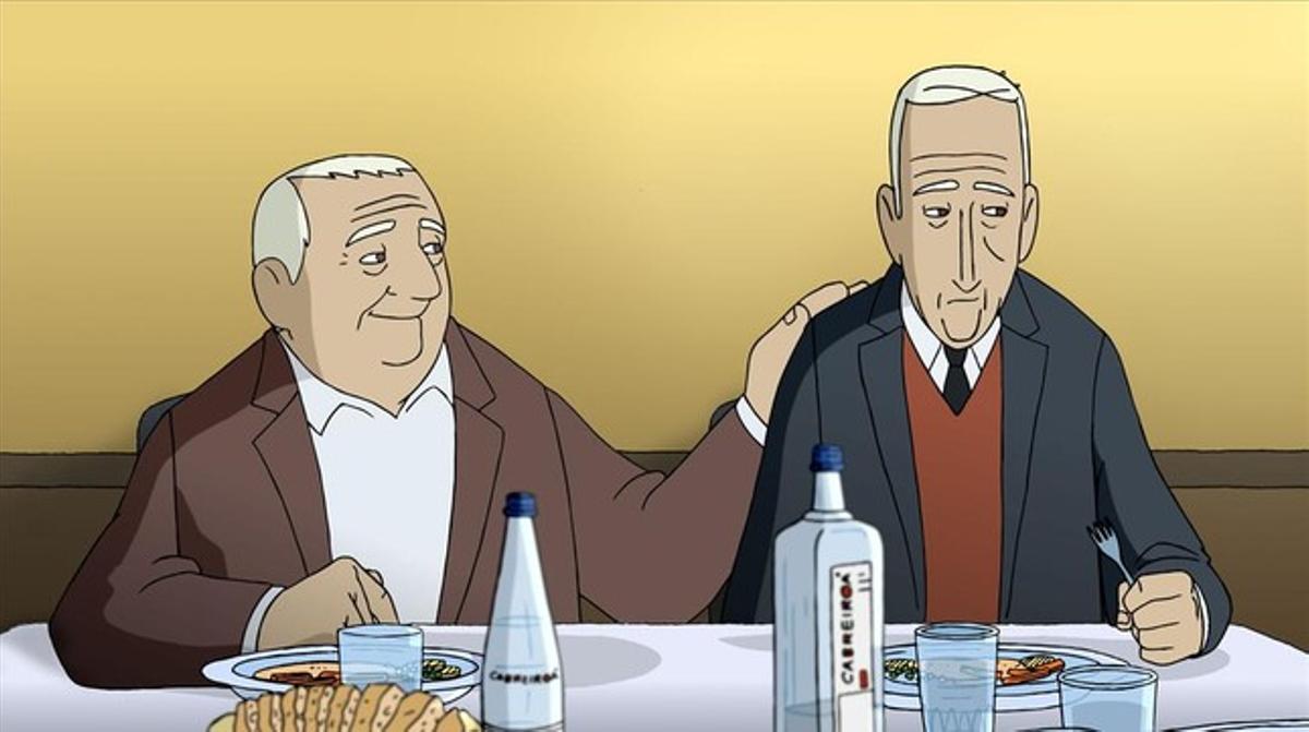 Una escena de la pel·lícula d’animació ’Arrugas’. Una escena de la pel·lícula d’animació ’Arrugas’.