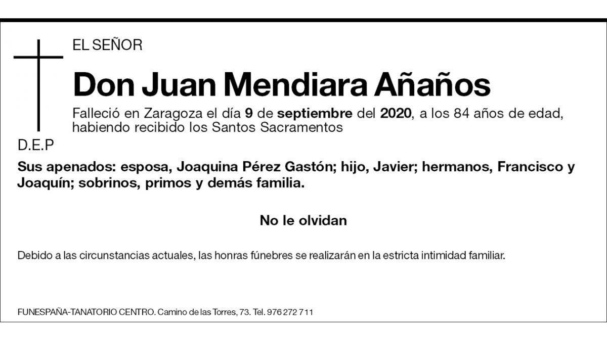 Juan Mendiara Añaños