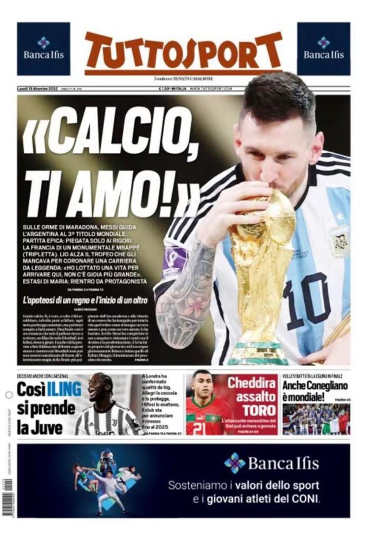 Para enmarcar: las portadas de todo el mundo se rinden a Messi