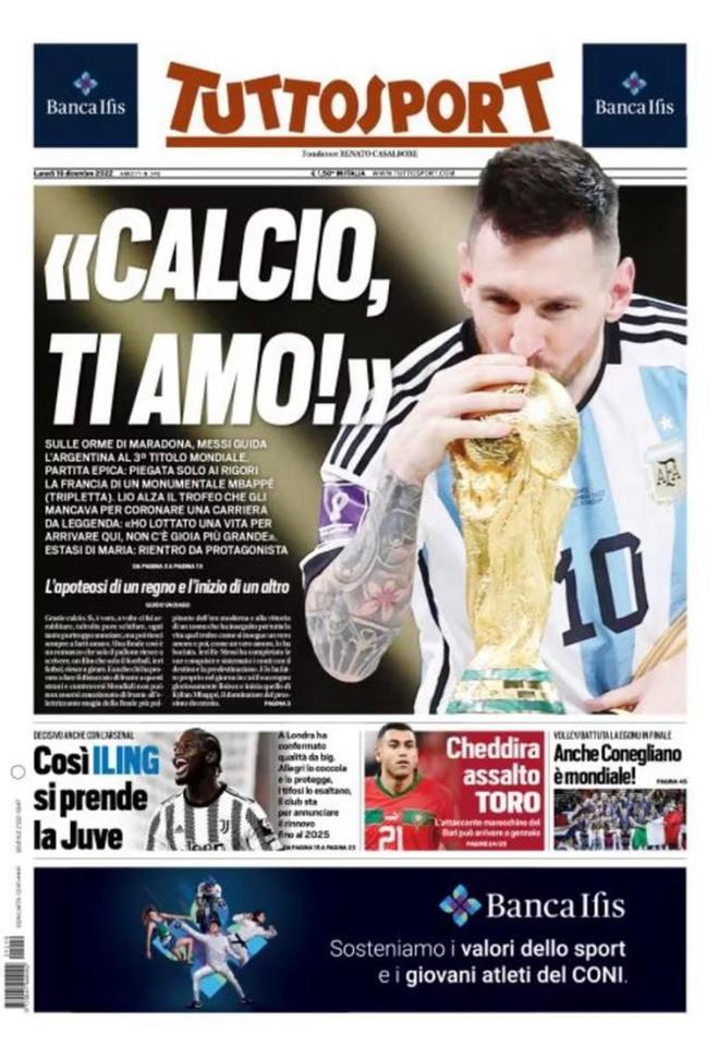 Para enmarcar: las portadas de todo el mundo se rinden a Messi