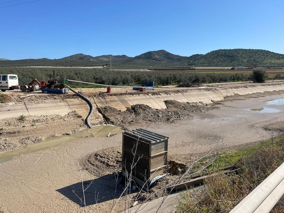 Obras en el Cordobilla.
