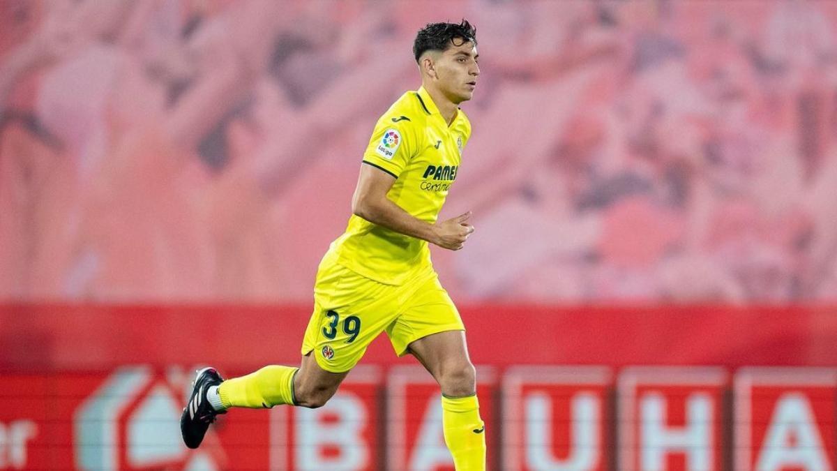 Ramón Terrats durante un partido de LaLiga Santander con el Villarreal