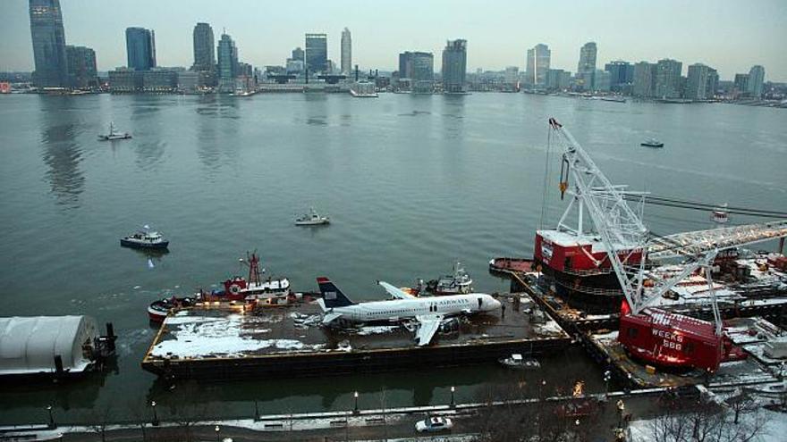 Operaciones de rescate del avión que aterrizó en el río Hudson,