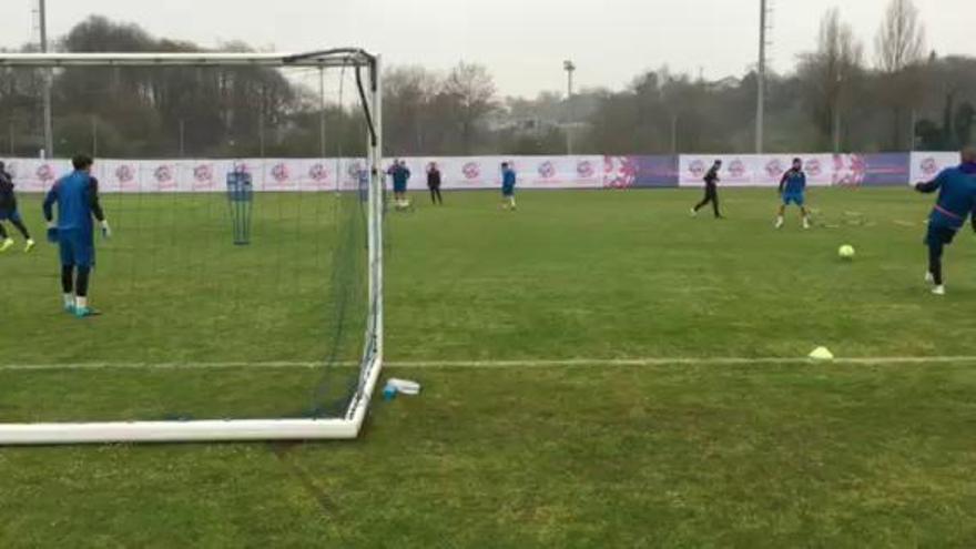 Entrenamiento del Real Oviedo