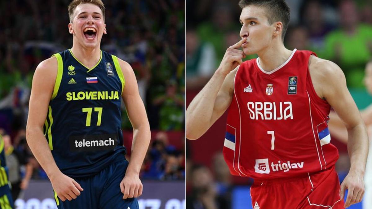 Doncic y Bogdanovic lideran a sus selecciones