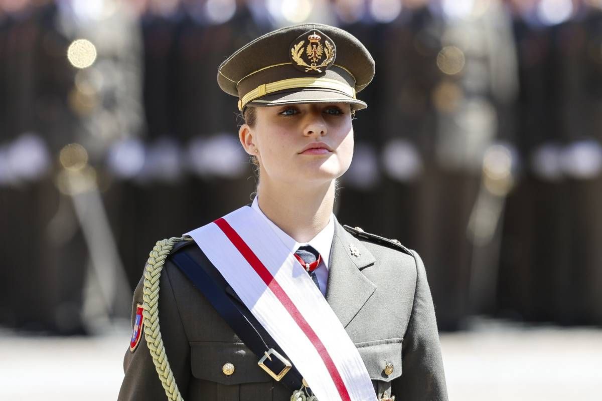 La princesa Leonor, oficialmente dama alférez cadete del Ejército de Tierra