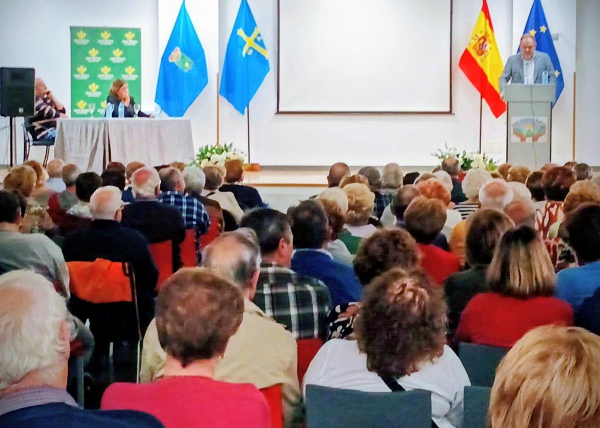 Un momento de la conferencia.