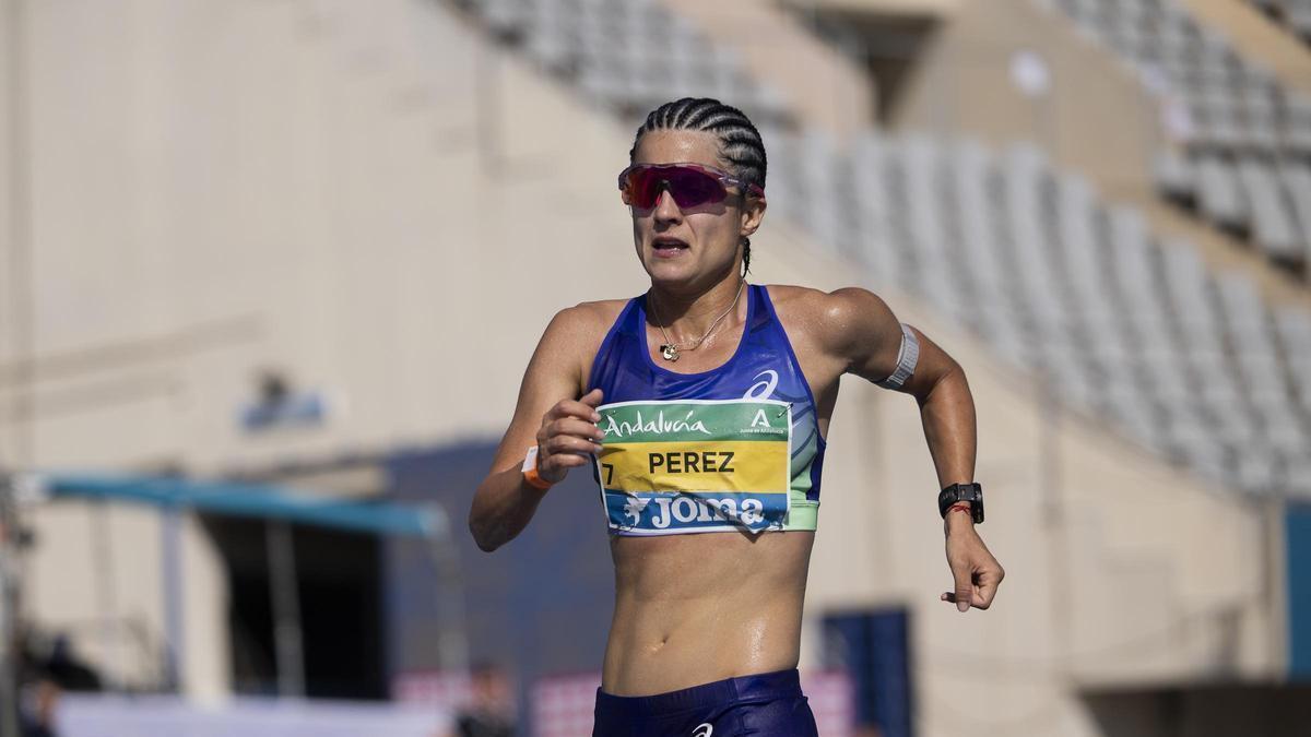 María Pérez volvió a dejar su firma en el Campeonato de España de Atletismo.