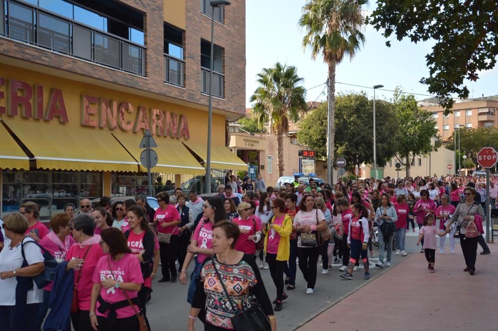 Marcha en Mula contra el cáncer de mama