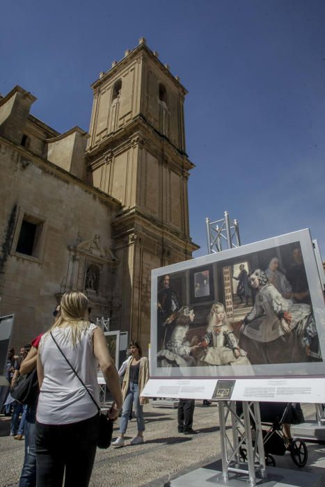 Obras del Museo del Prado en las calles de Elche