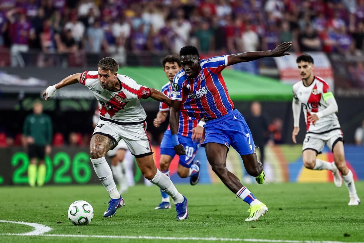 Final de la Conference League: Crystal Palace - Rayo Vallecano, en imágenes.