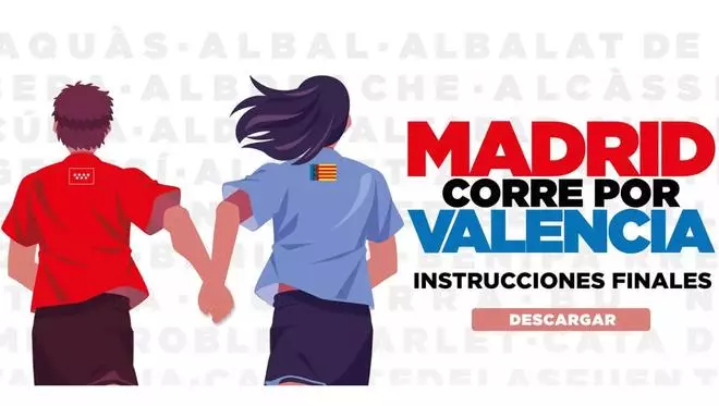 Madrid corre por Valencia: una carrera solidaria para los afectados por la DANA