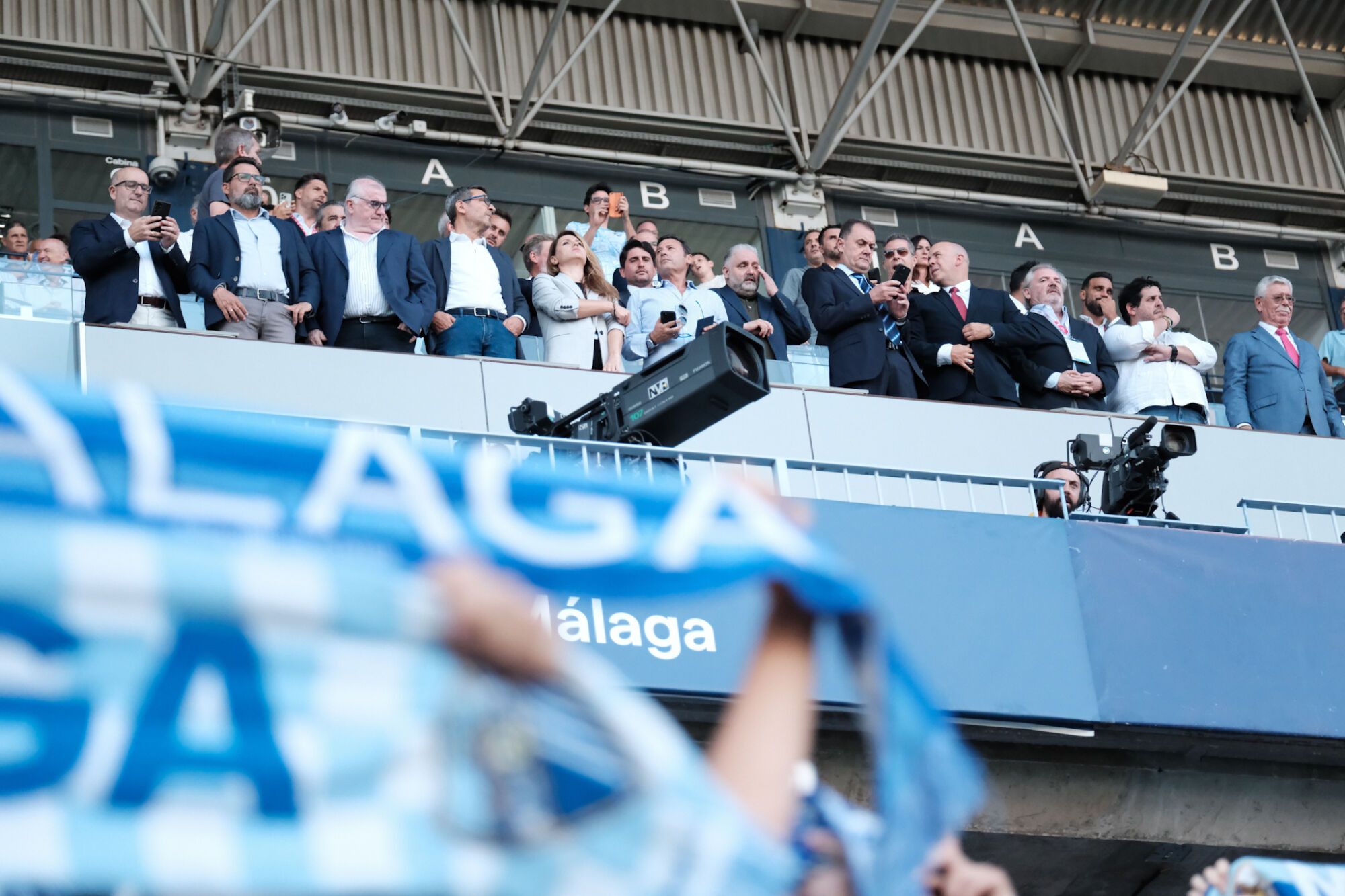 Imágenes del Málaga - Cadiz de LaLiga Hypermotion en La Rosaleda