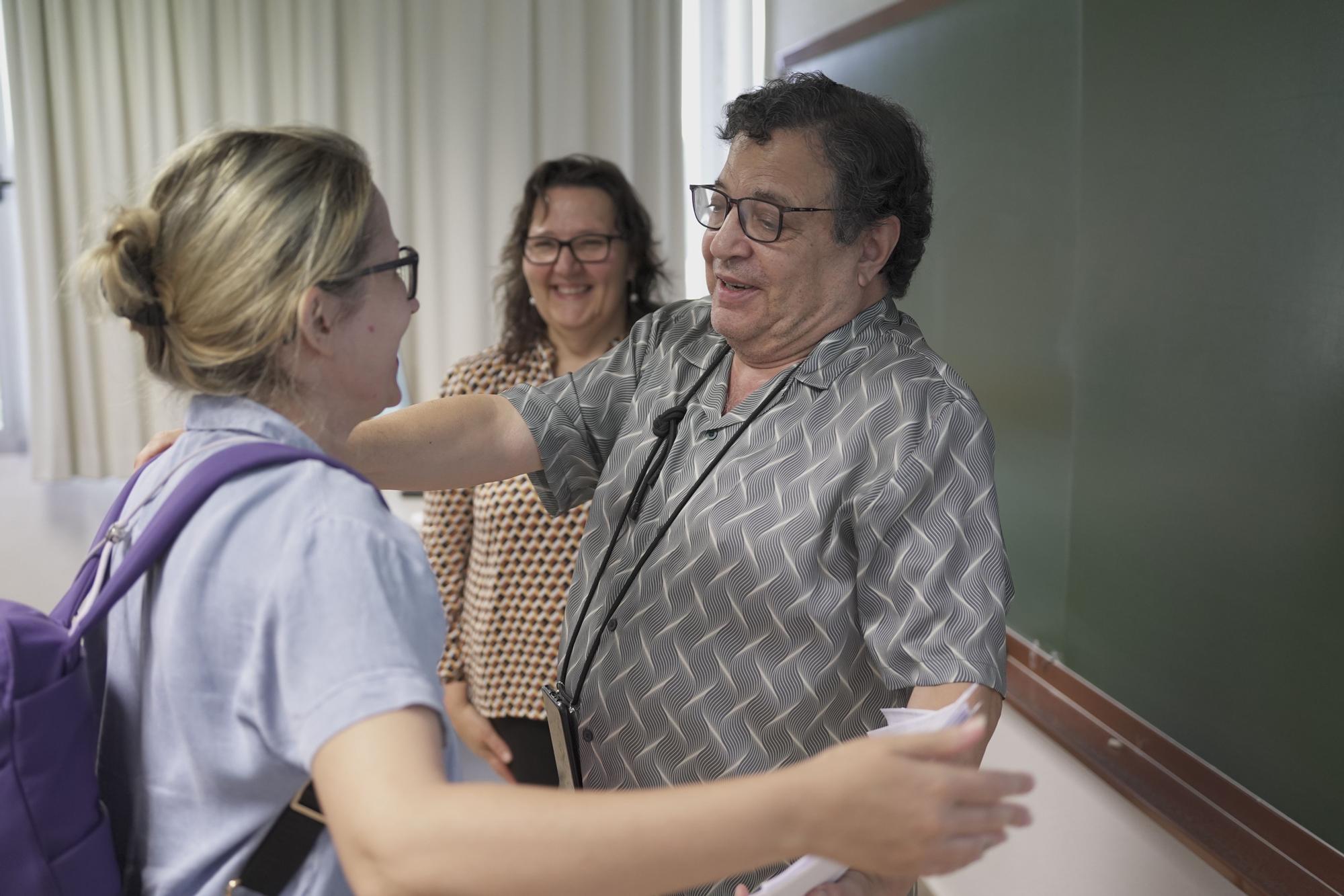 Así ha sido la última clase de Perfecto Cuadrado en la UIB: "Id por la vida con los ojos abiertos"