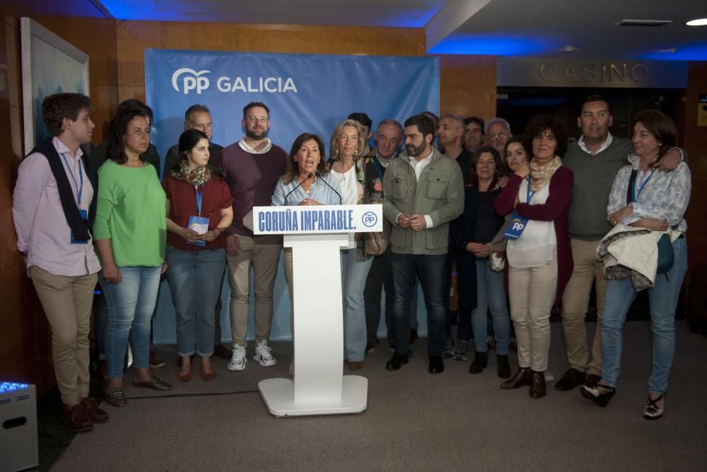 Noche electoral en A Coruña | Sede del PP