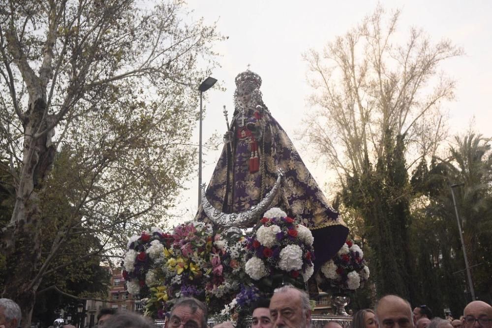 Bajada de la Fuensanta a la Catedral de Murcia