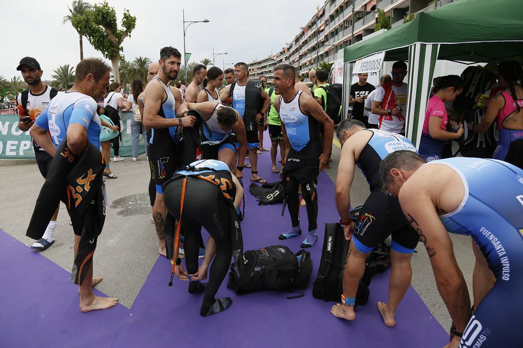 Salida del triatlón de Fuente Álamo