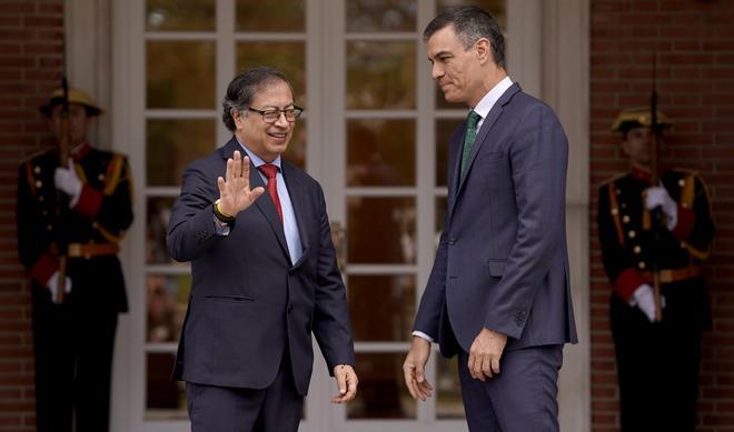 El presidente de Colombia, Gustavo Petro, en el segundo día de su visita de Estado a España