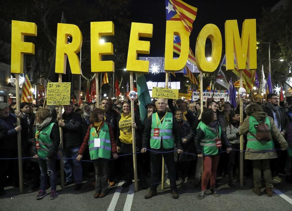 Manifestació del 21 de desembre a Barcelona