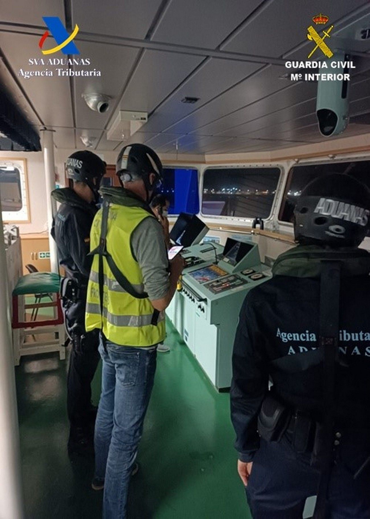 Intervenidos 200 kilos de cocaína en un buque que realizaba una parada técnica para repostar en Canarias