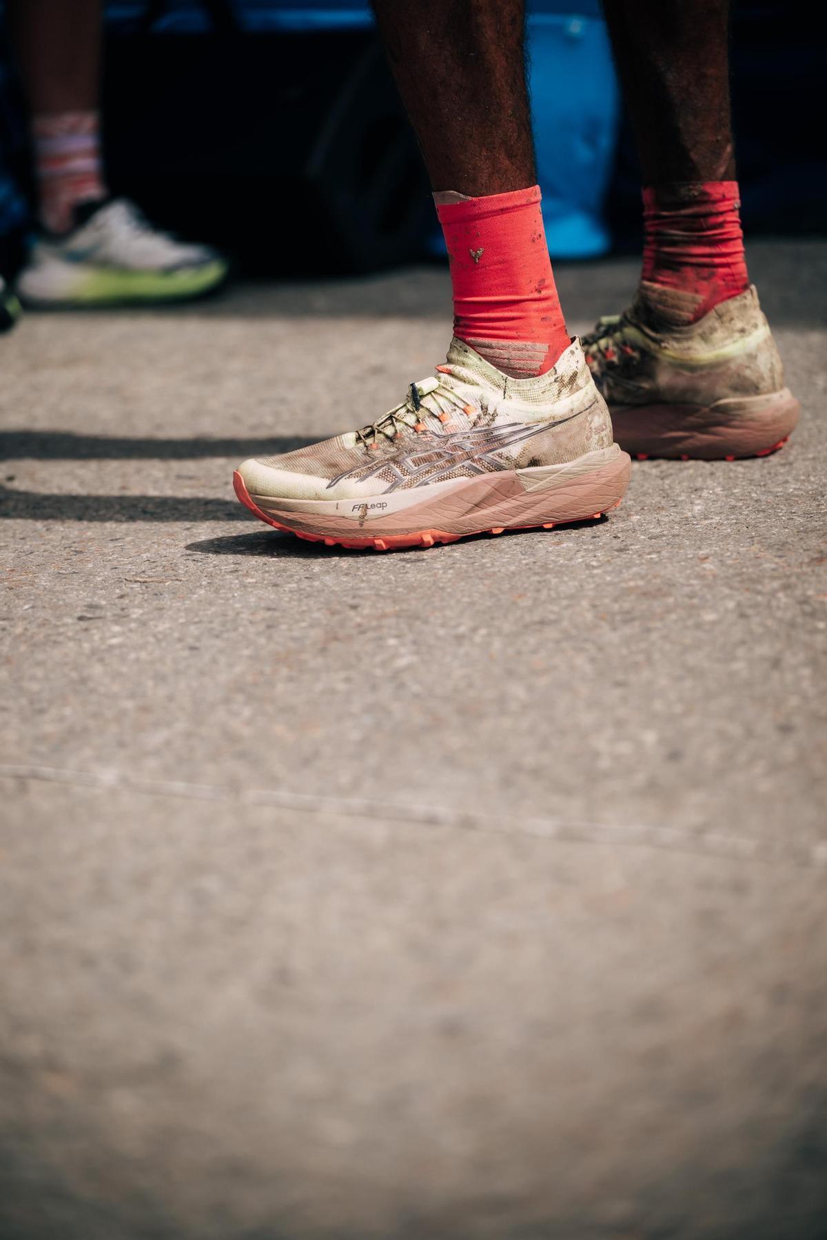 Ben Dhiman, con las Metafuji Trail 2