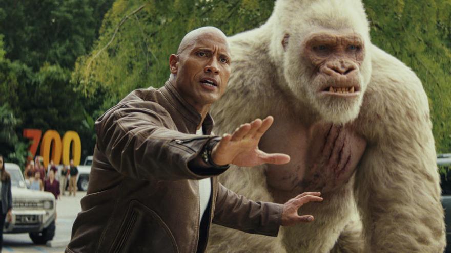 Dwayne Johnson a &#039;Proyecto Rampage&#039;