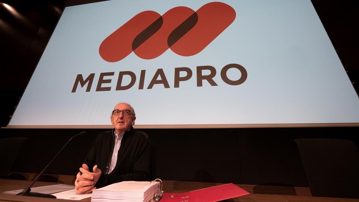 Barcelona  5 de febrero de 2016  mediapro y jaume roures