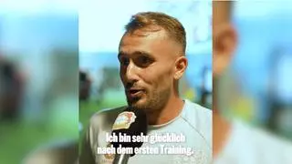 Las palabras de Aleix García trás su primer entrenamiento con el Bayer Leverkusen