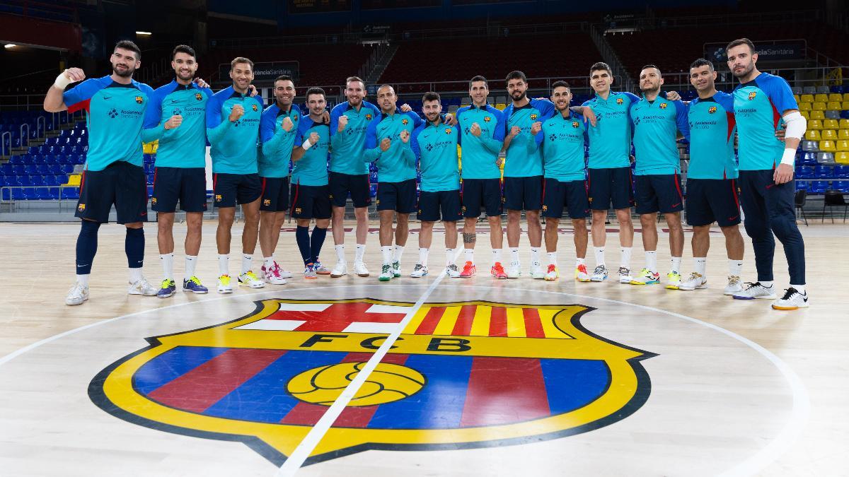 El Barça, en el Palau la mañana del 'Media Day'