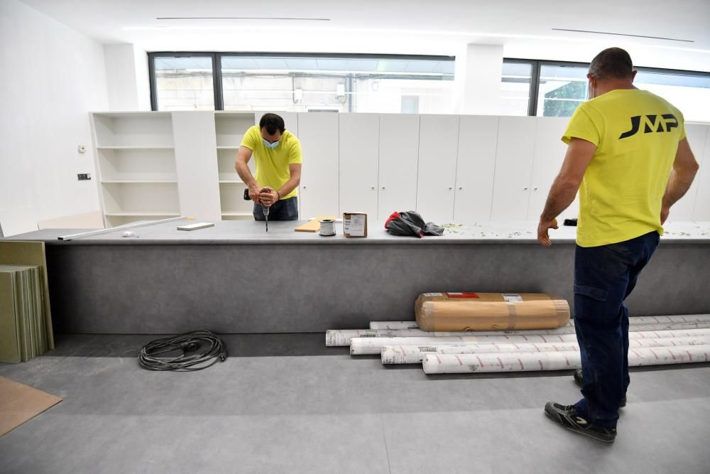 Pontevedra | Avanzan las obras en el nuevo edificio municipal de la calle Herreros