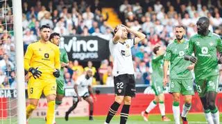 Un València al qual li falta el gol