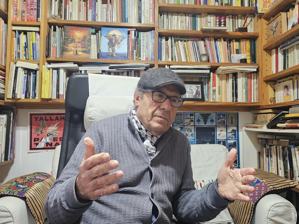 Imagen reciente del escritor Salah Jamal.