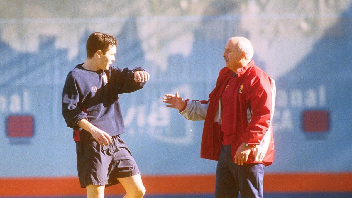 Serra Ferrer llamó a Iniesta para entrenar con el primer equipo cuando Andrés solo tenía 16 años