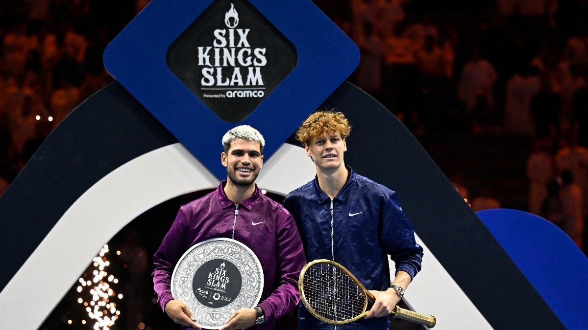 Sinner y Alcaraz, en el Six Kings Slam, torneo de exhibició de Arabia Saudí