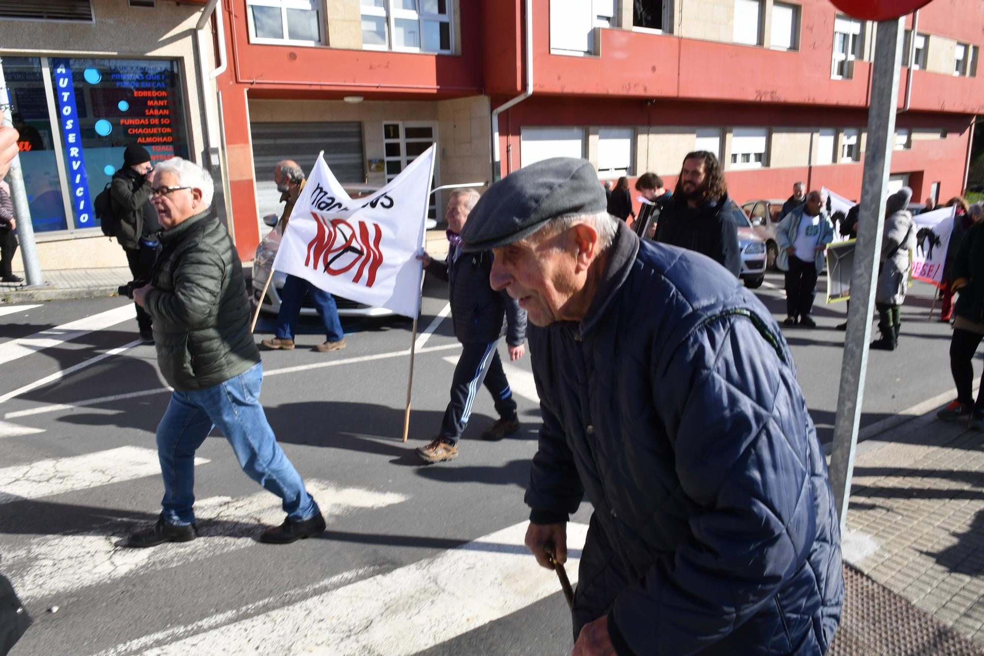 Marcha el Carral contra la "invasión eólica"