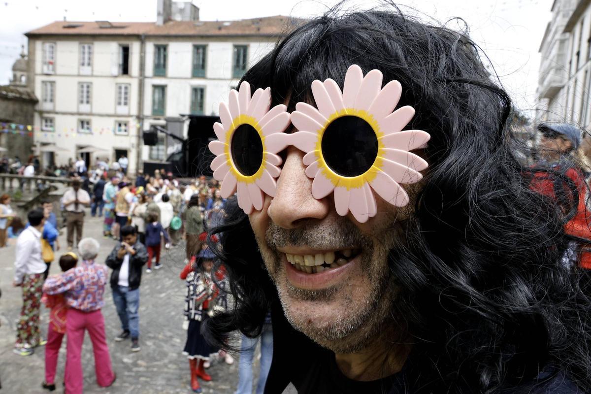 San Martiño Pinario revive el Santiago de 1976 con '50 anos aló': "Esta festa creceu moito"